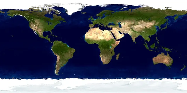 Flat World Map